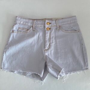 Women's High-Rise Vintage Midi Jean Shorts - Universal Thread™ White Size 6/28
